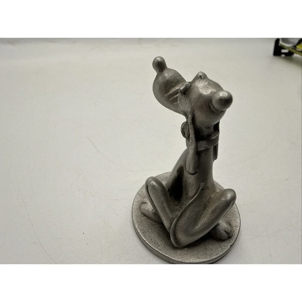 Vintage Disney Hudson Fine Pewter Pluto with Dog Bowl 1 3/4